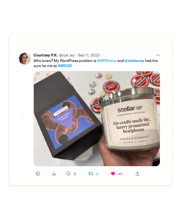 StellarWP experiential activation at WordCamp US