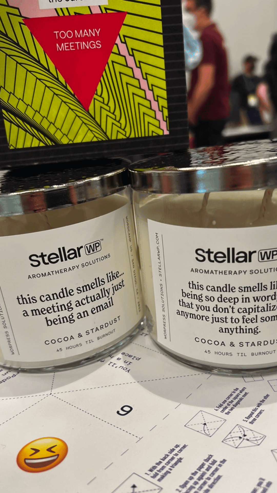 StellarWP candle activation at WordCamp US
